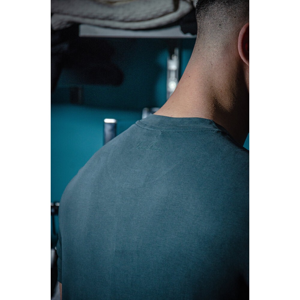 Haki Renk Merserize T-shirt