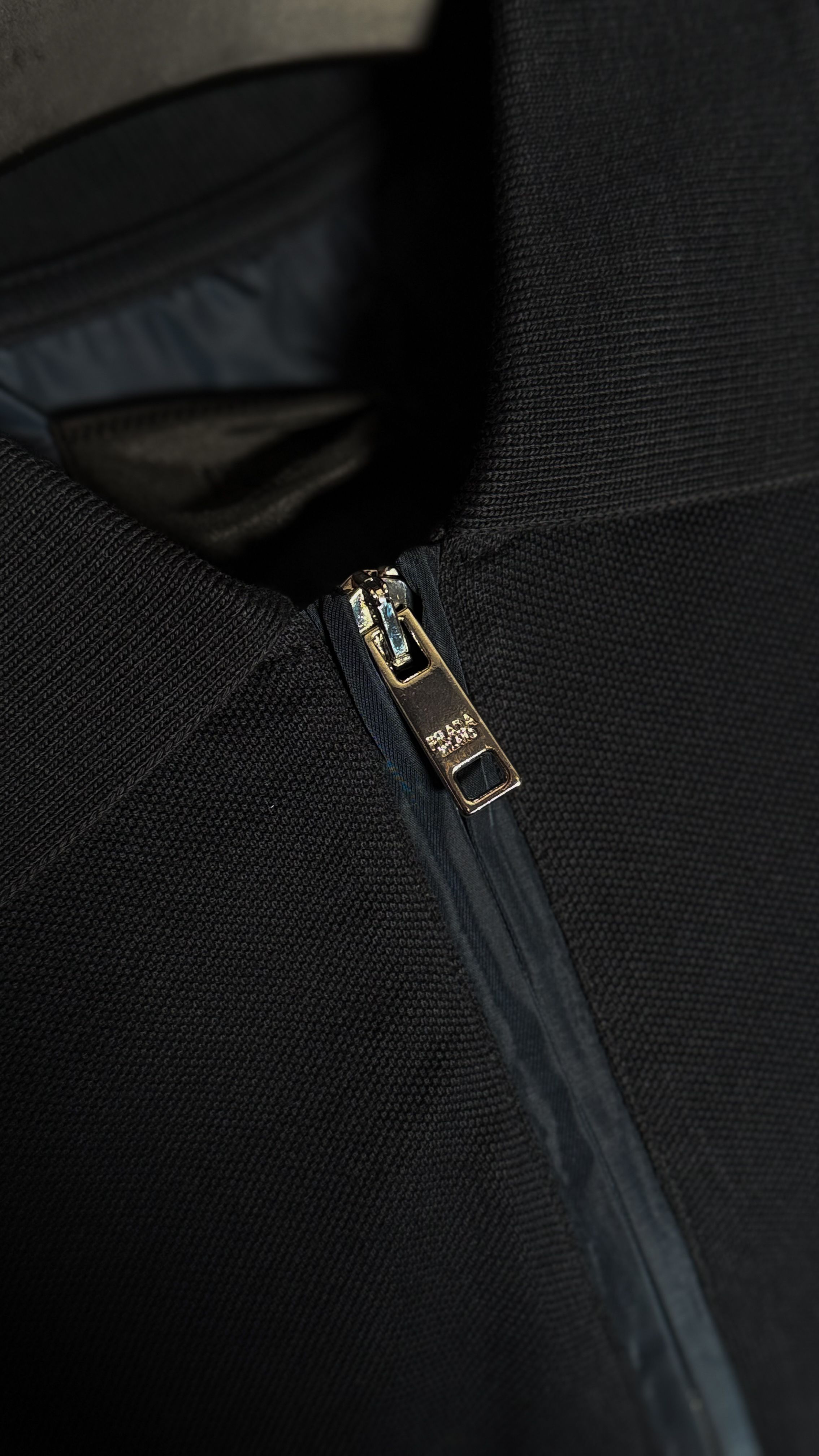 Yarım Fermuarlı Lacivert Erkek Polo T-shirt