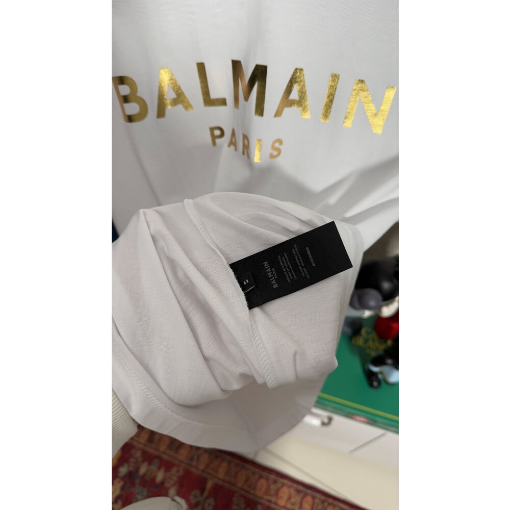 Altın Logo Baskılı Erkek T-shirt NW