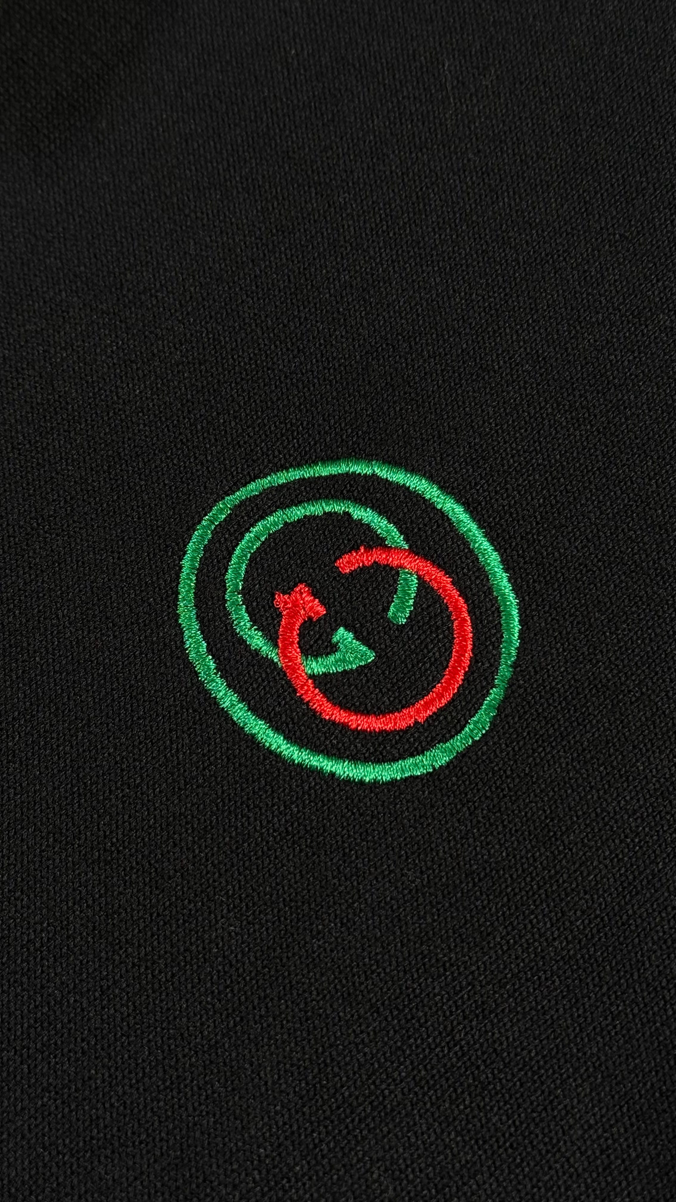 GG Nakış Logo İşlemeli Siyah Erkek tirko Kazak