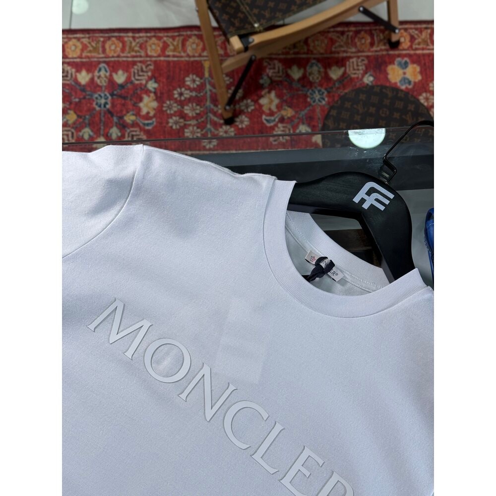 Logo Baskılı Beyaz Erkek T-shirt