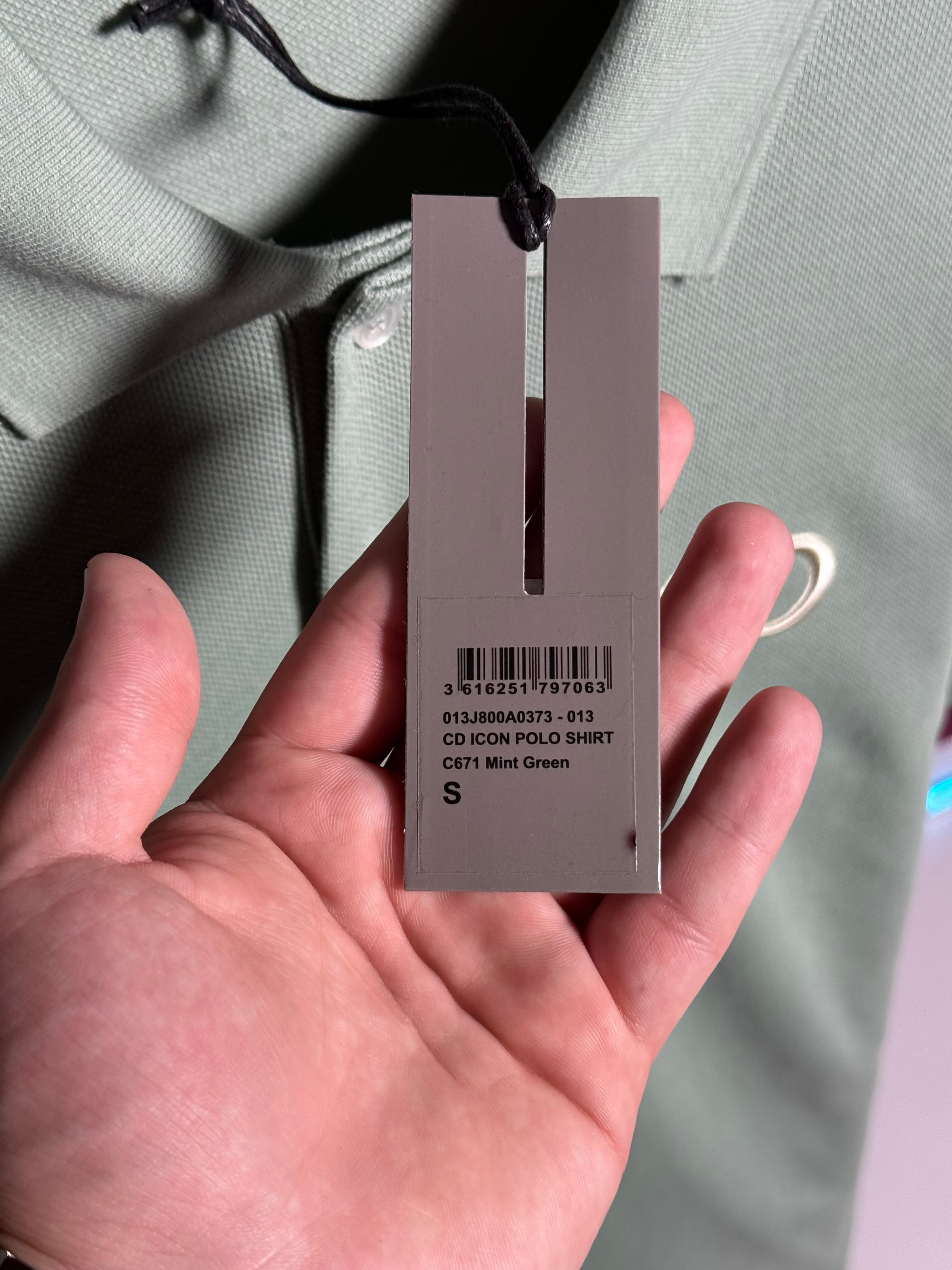 Nakış Logo Detaylı Mint Yeşili Polo Yaka T-shirt