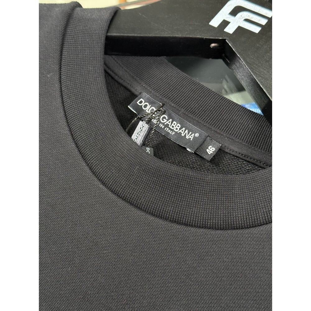 Metal Plaka Logolu Erkek Sweatshirt