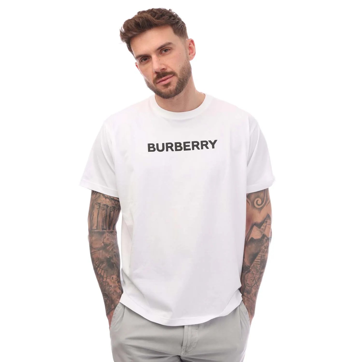 Logo Baskılı Erkek T-shirt
