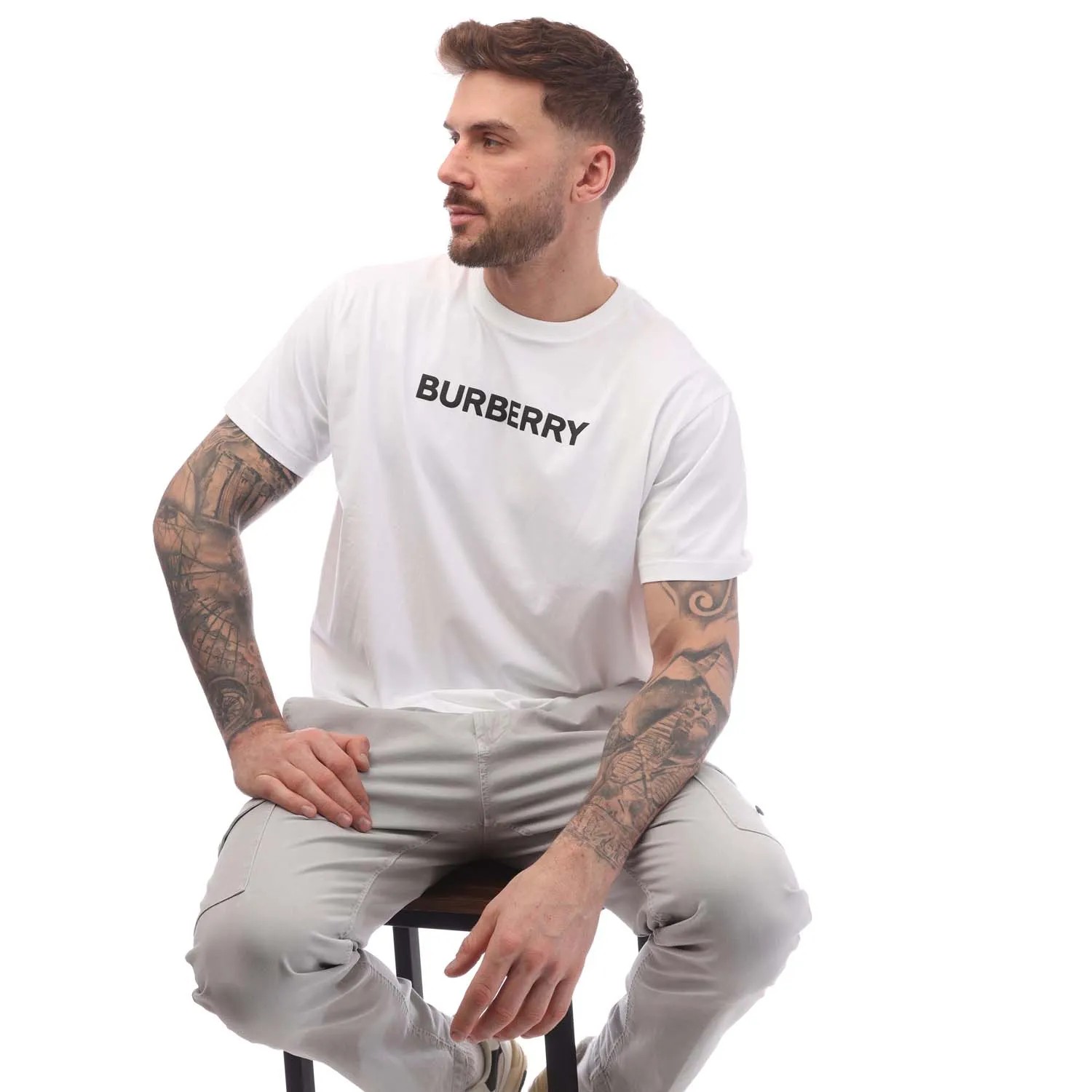 Logo Baskılı Erkek T-shirt