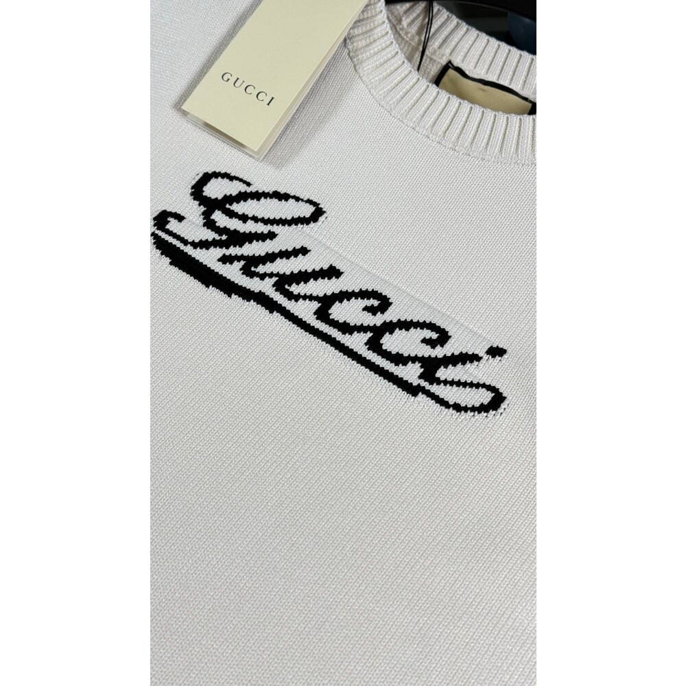 Nakış Logo İşlemeli Erkek Triko Kazak