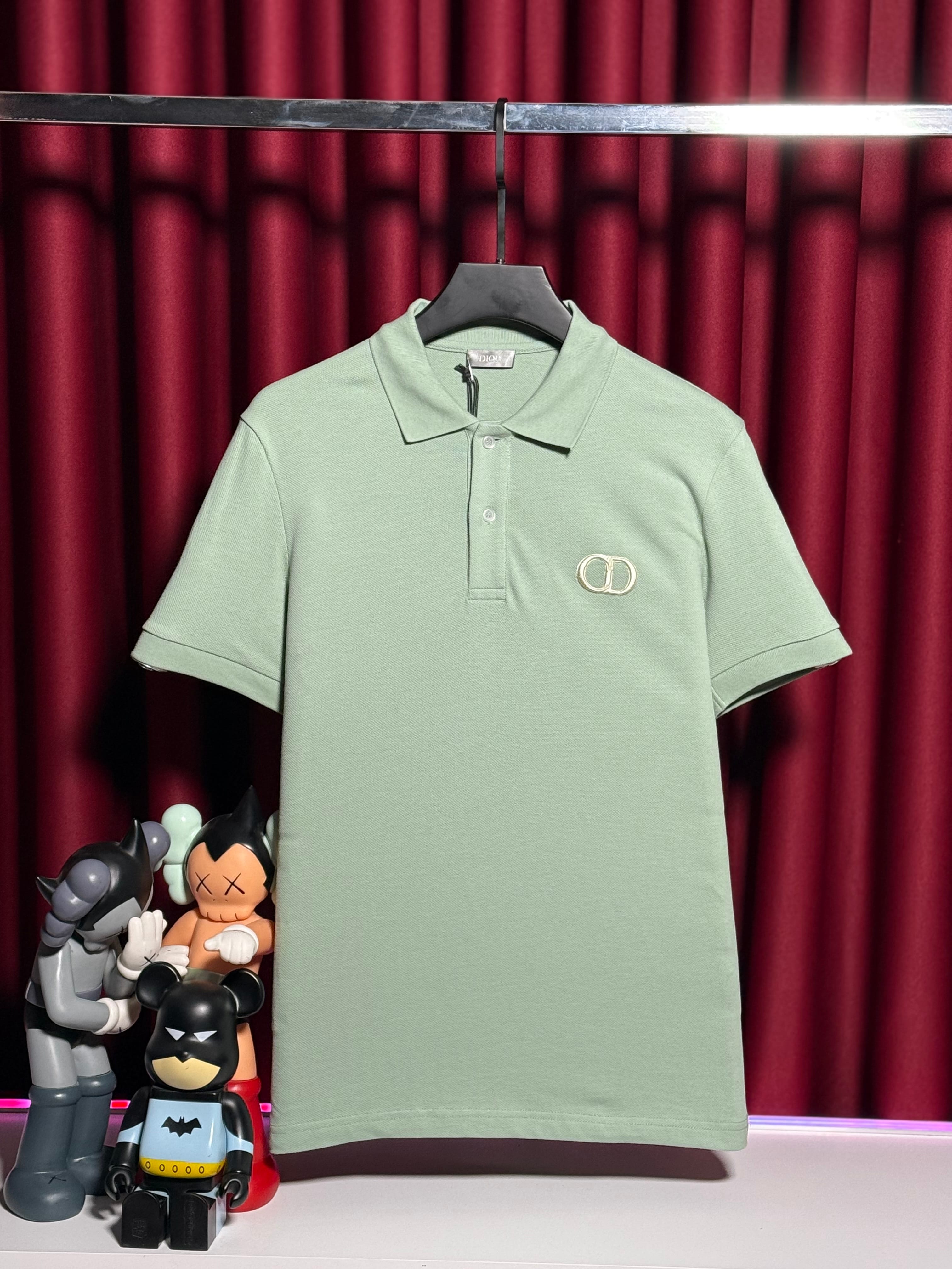 Nakış Logo Detaylı Mint Yeşili Polo Yaka T-shirt