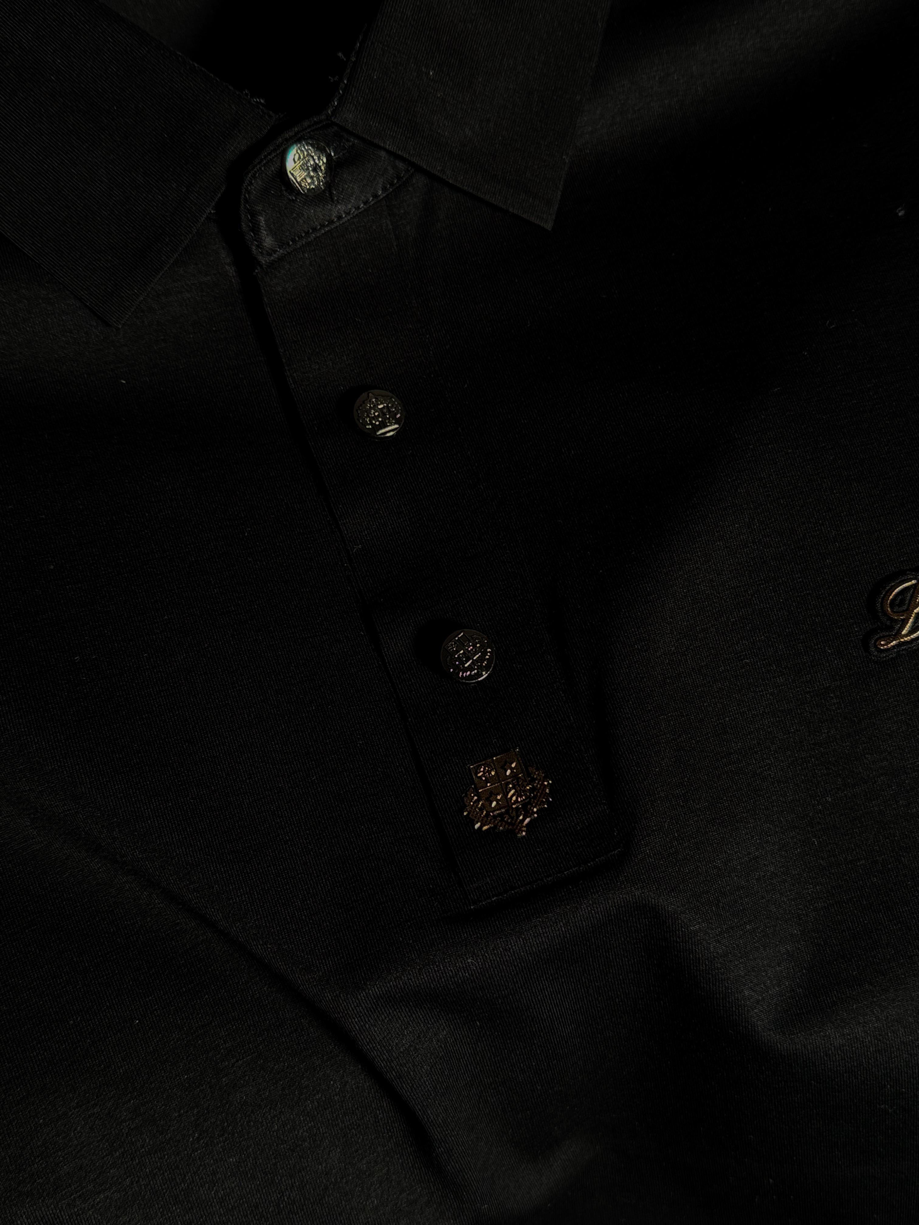 İthal Plaka Nakış Logo Detaylı Polo T-shirt