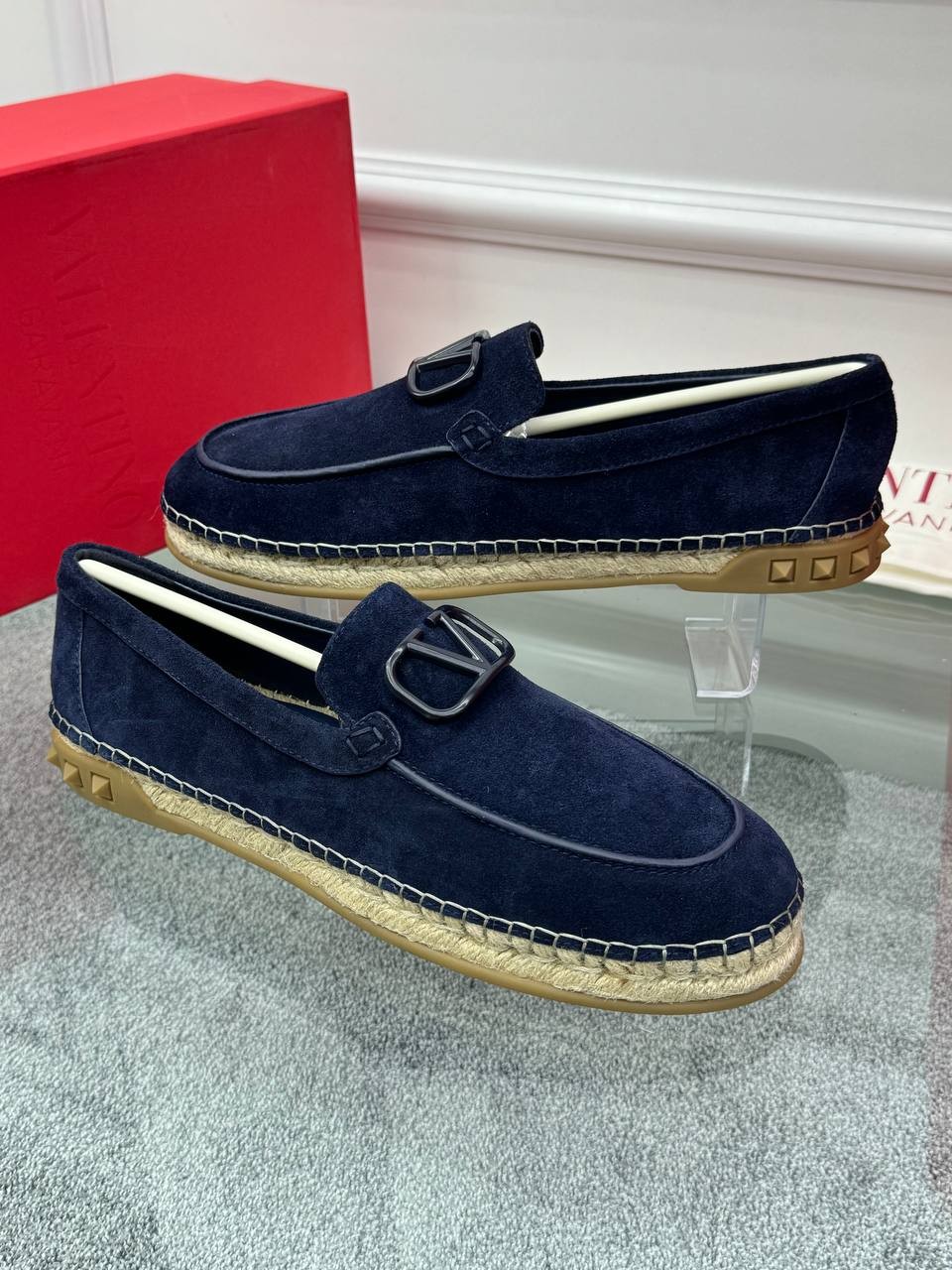 Lacivert Nubuk Erkek Loafer