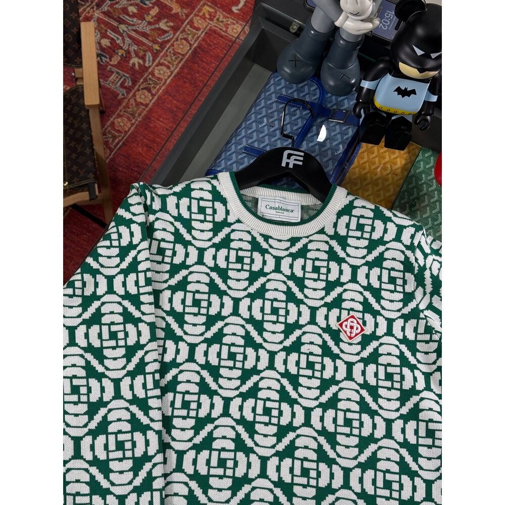 Logo Detaylı Erkek Triko Kazak