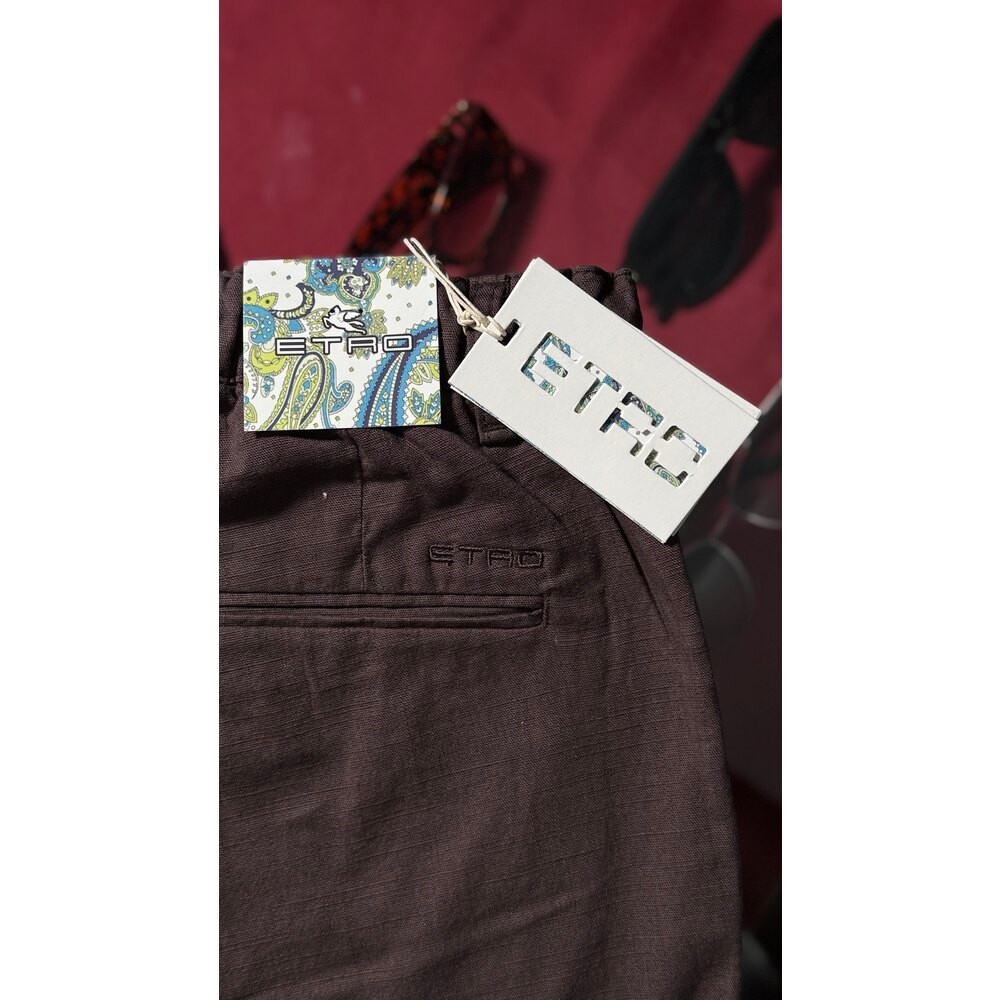 Acı Kahve Keten Pantalon