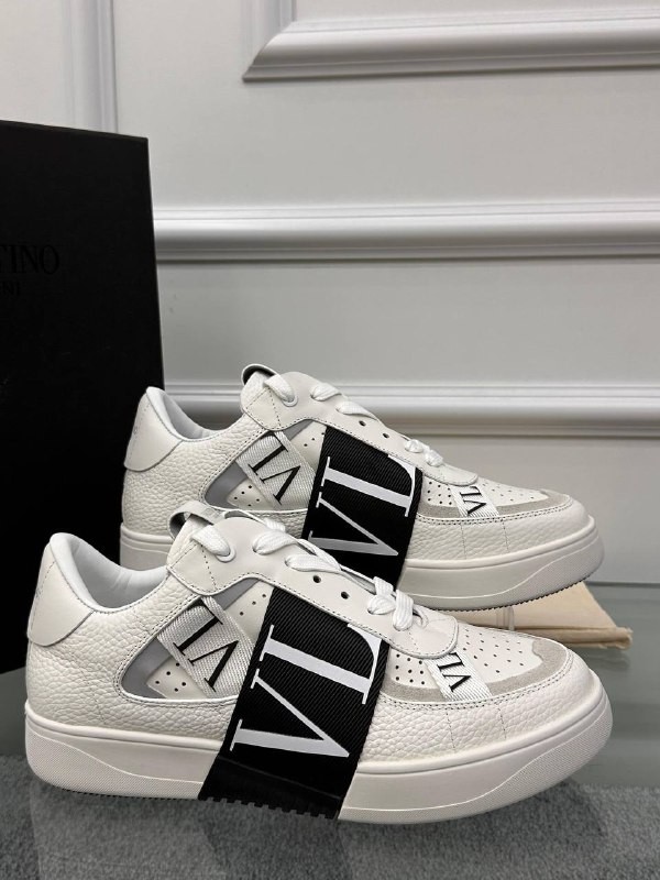 Logo Detaylı Beyaz Erkek Deri Sneaker