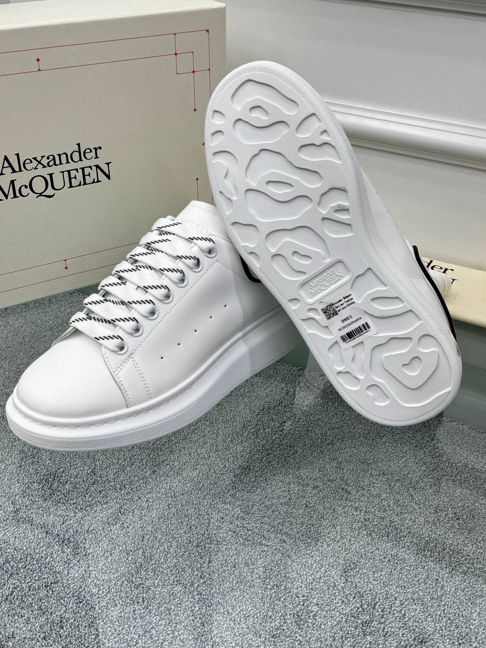 Oversize Beyaz Erkek Deri Sneaker