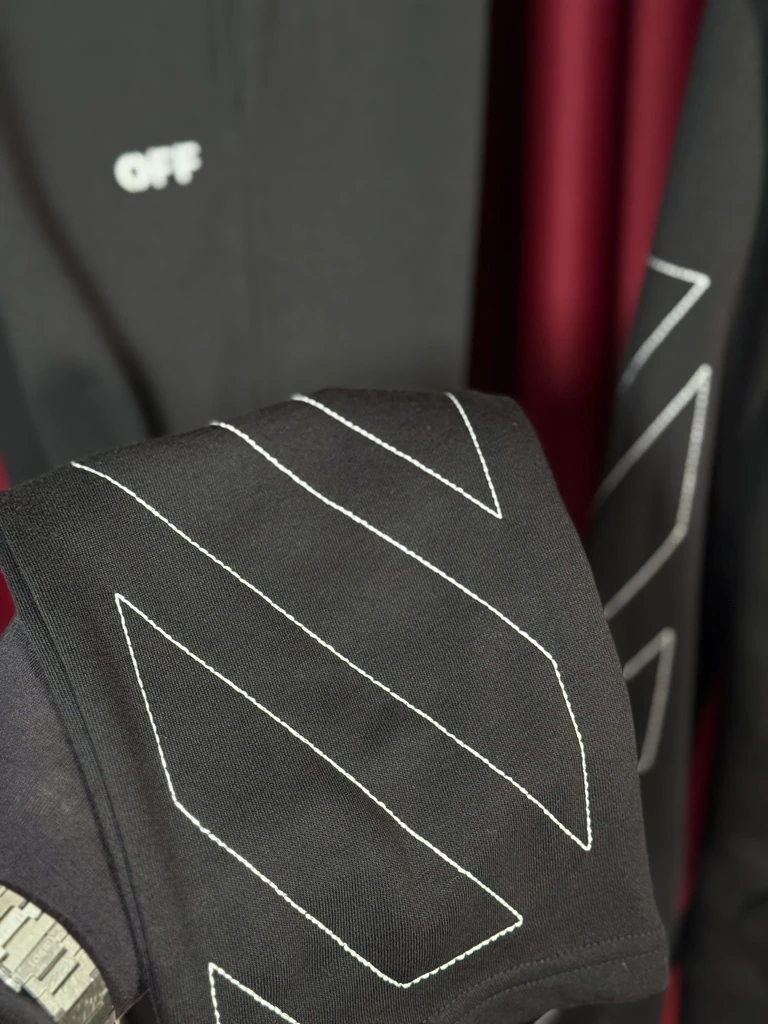 Stripe Detaylı Siyah Eşofman Takımı