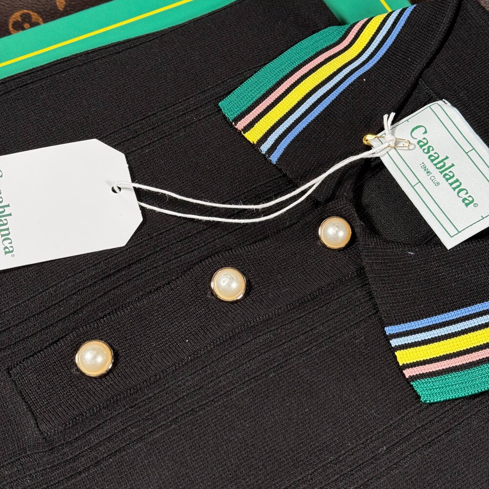 Erkek Örme Triko Polo T-shirt NW