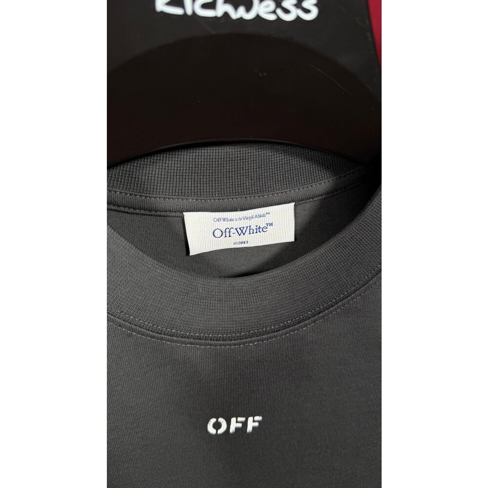 Baskı Detaylı Antrasit Erkek T-shirt NW