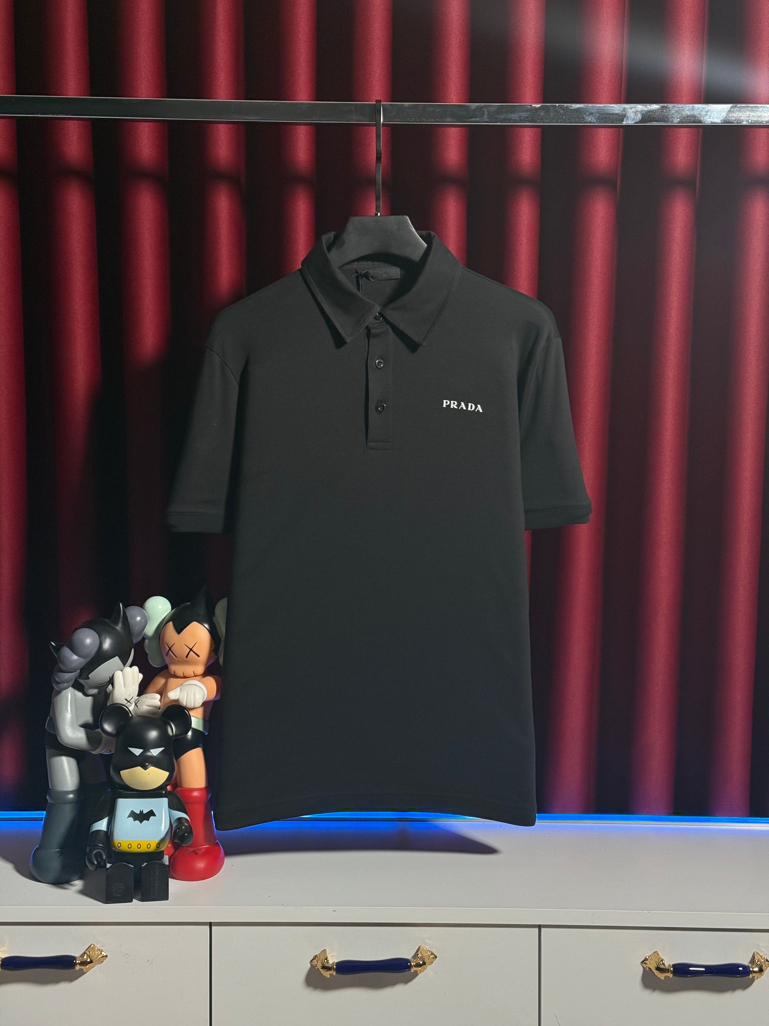 İthal Merserize Siyah Logo Detaylı Polo T-shirt