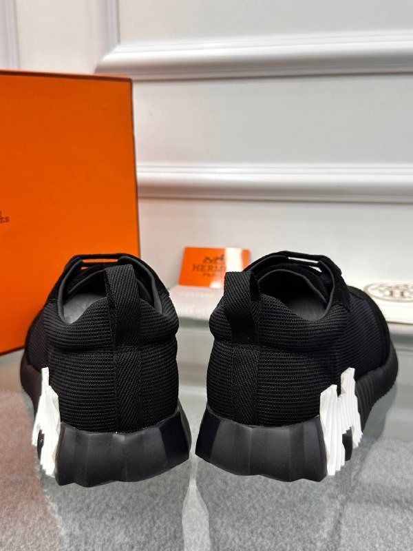 Logo Detaylı Siyah Erkek Sneaker