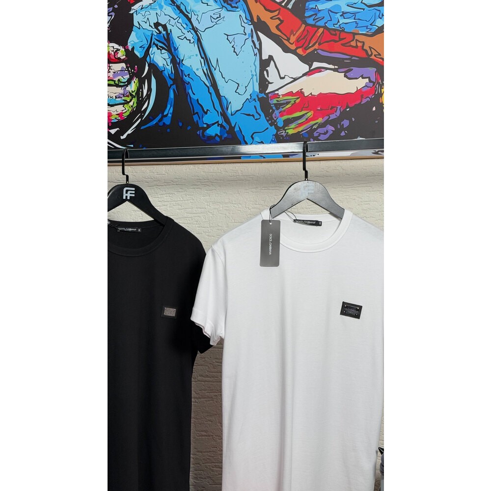 Metal Plaka Logo Detaylı Erkek T-shirt NW
