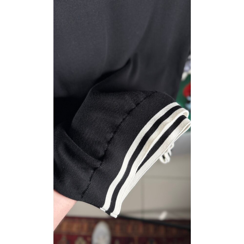 Nakış Logo Detaylı Triko T-shirt