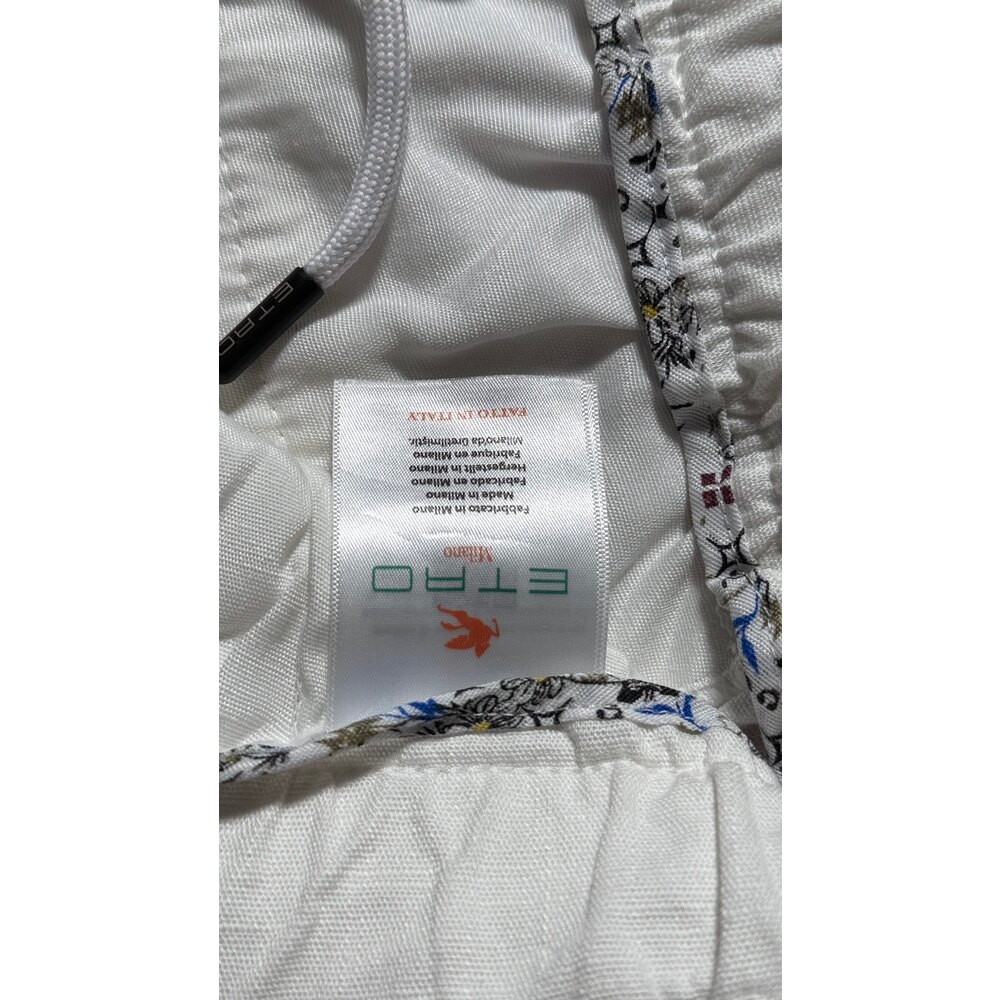 Beyaz Keten Pantalon