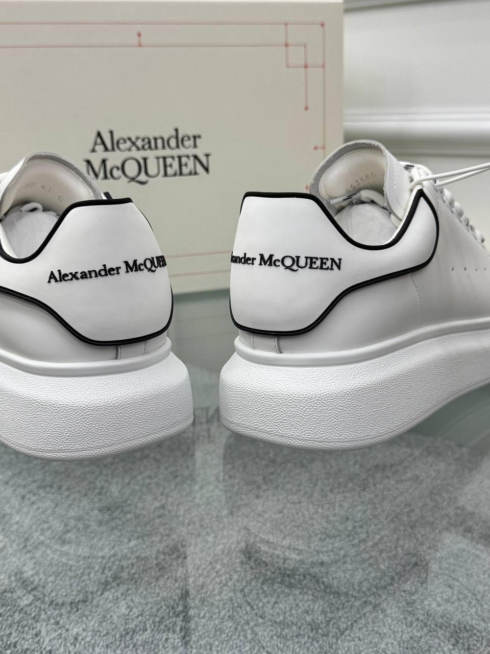 Oversize Beyaz Erkek Deri Sneaker