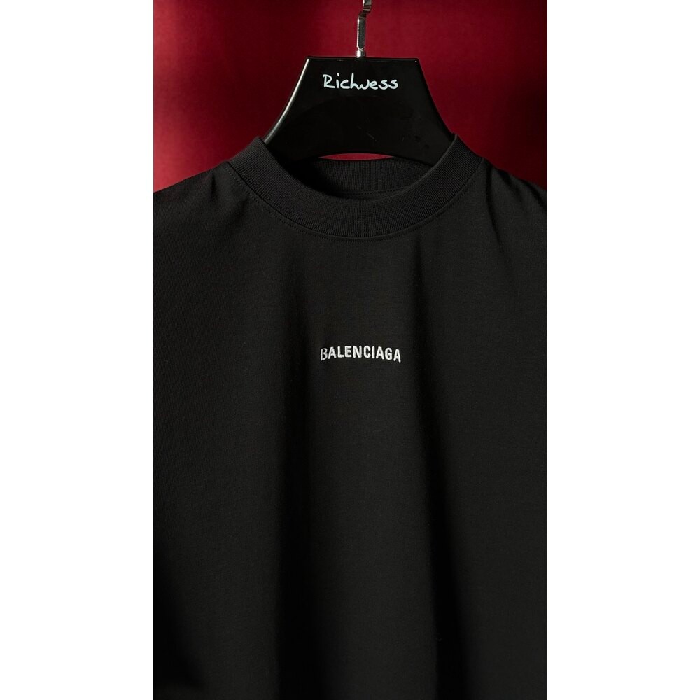 Logo Nakış İşlemeli Oversize Erkek T-shirt NW
