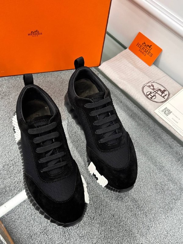 Logo Detaylı Siyah Erkek Sneaker