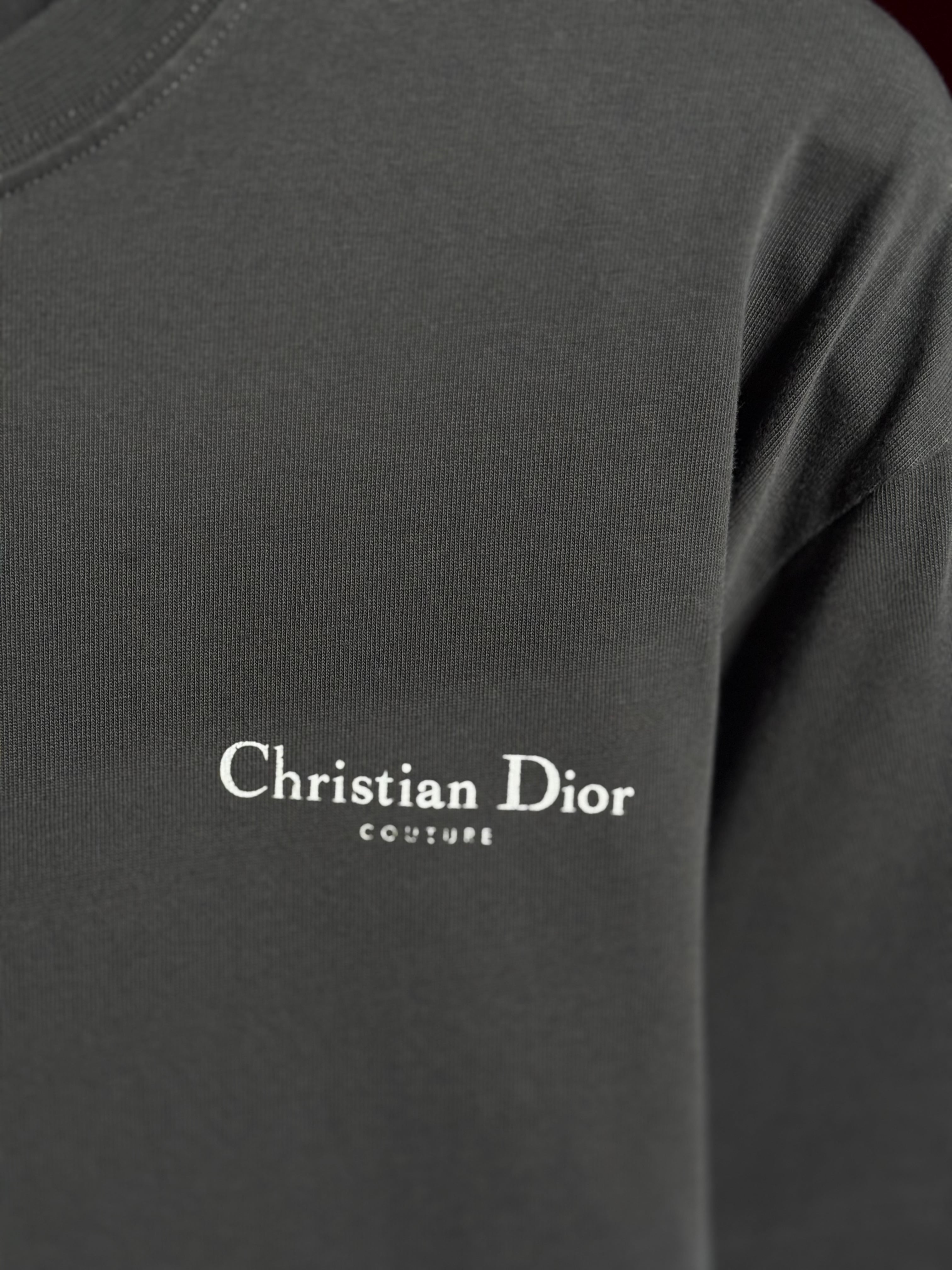 Sırt Logo Detaylı Oversize Antrasit Erkek T-shirt