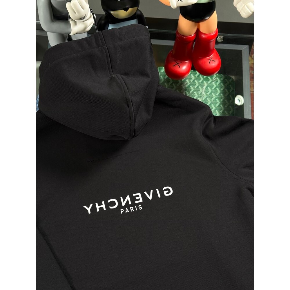 Logo Baskılı Erkek Kapşonlu Sweatshirt