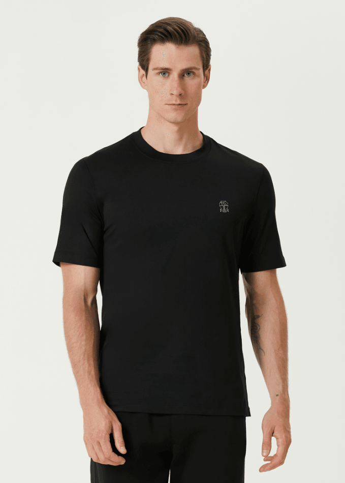 Erkek Logo Baskılı T-shirt