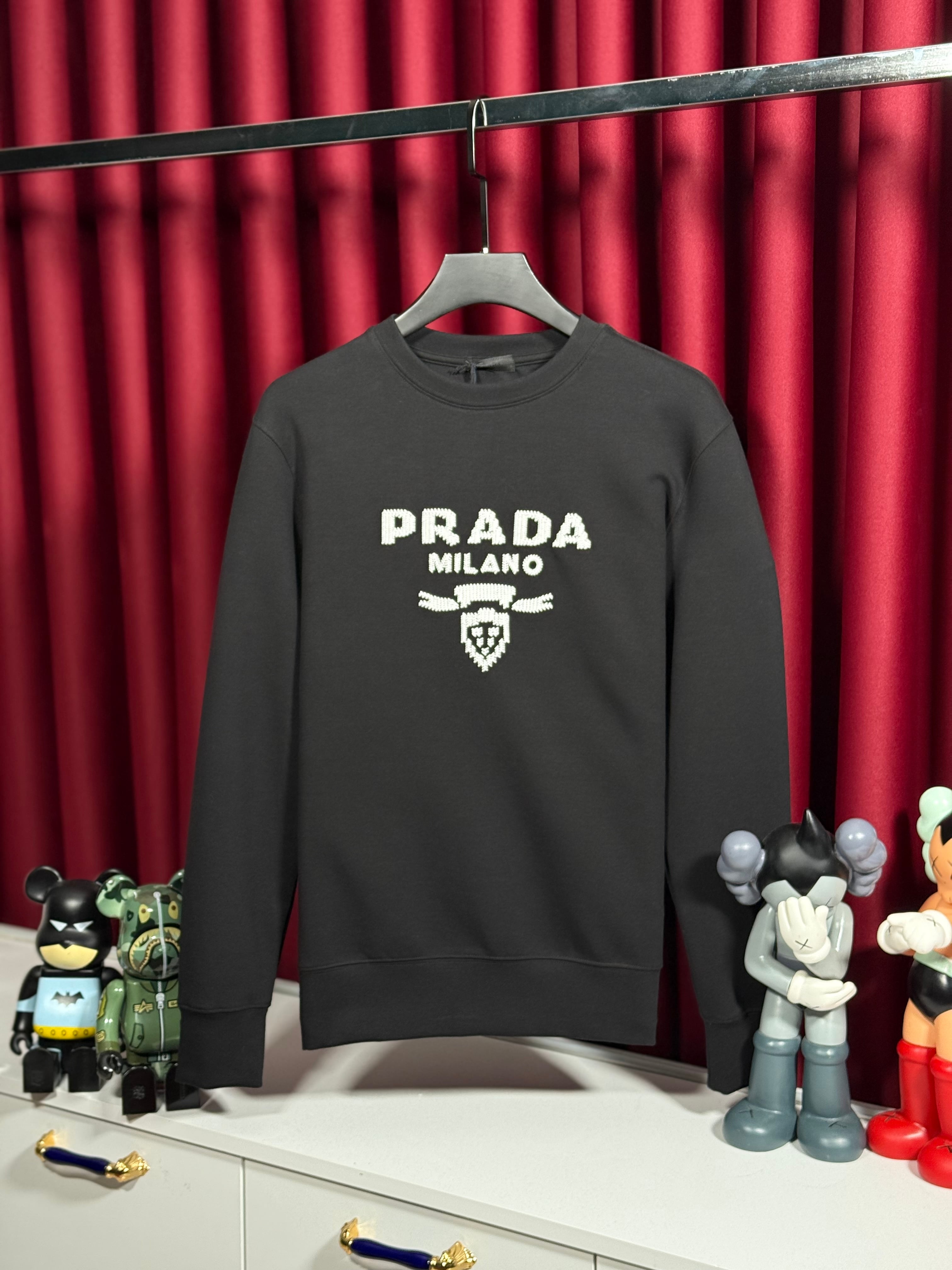 Nakış Logo İşlemeli Erkek Sweatshirt