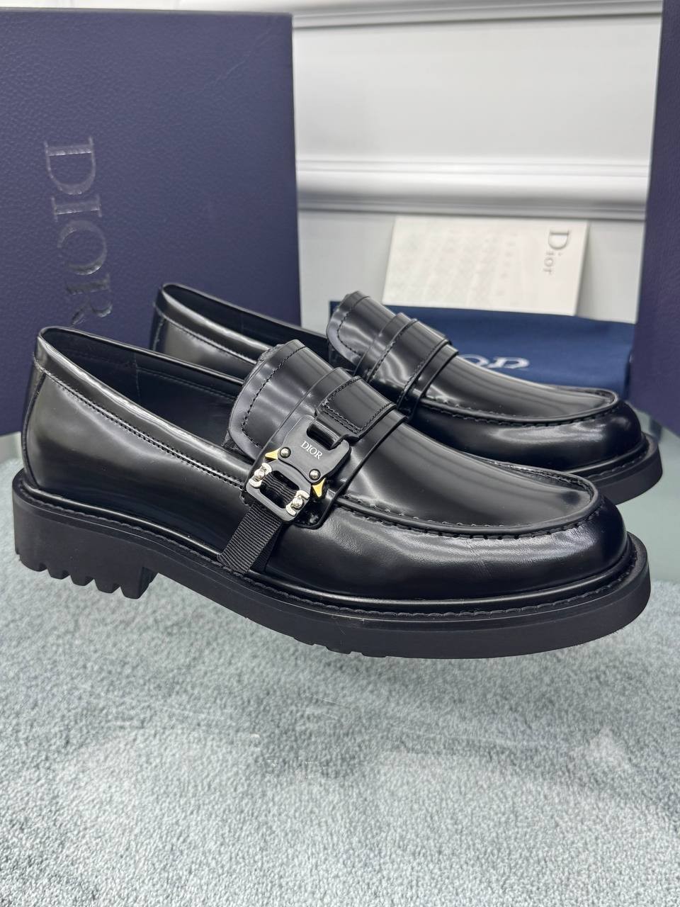 Logo Detaylı Deri Loafer