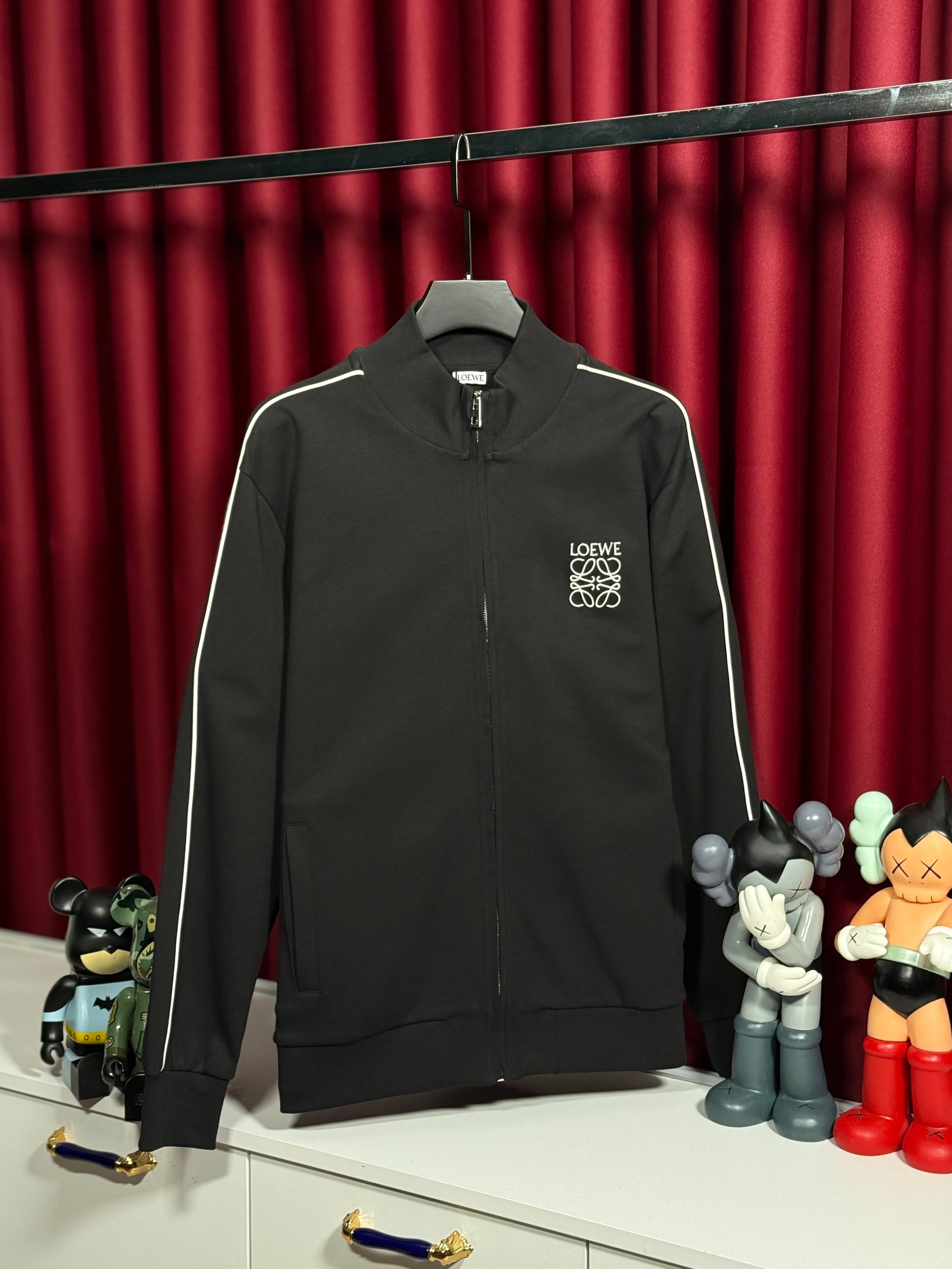 Nakış Logo Detaylı Tam Fermuarlı Erkek Sweatshirt