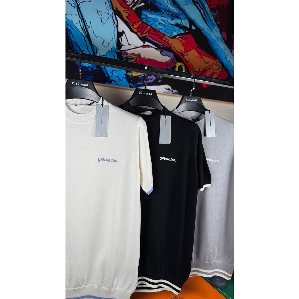 Nakış Logo Detaylı Triko T-shirt