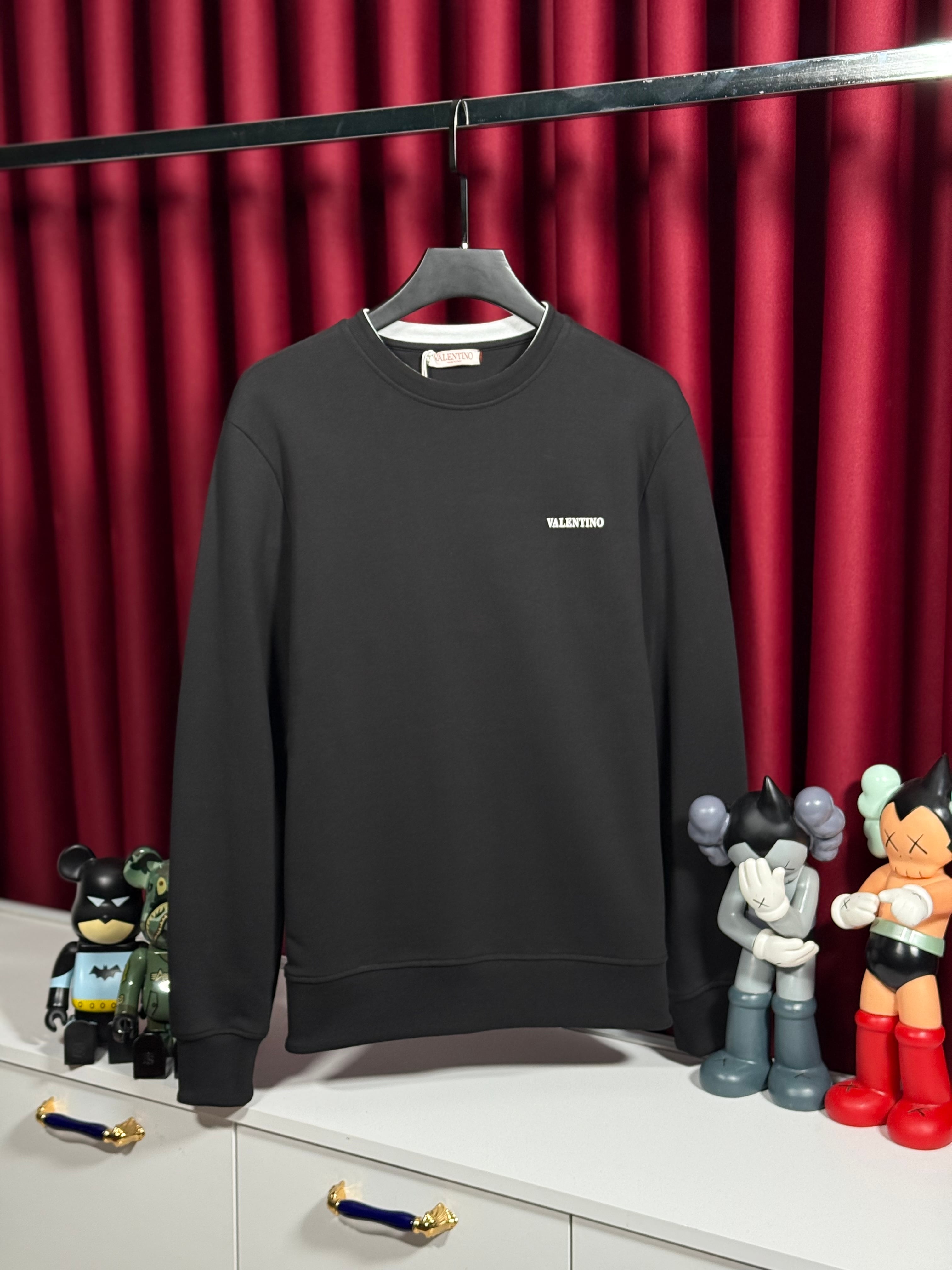 Göğüs Baskı Logo Detaylı Erkek Sweatshirt