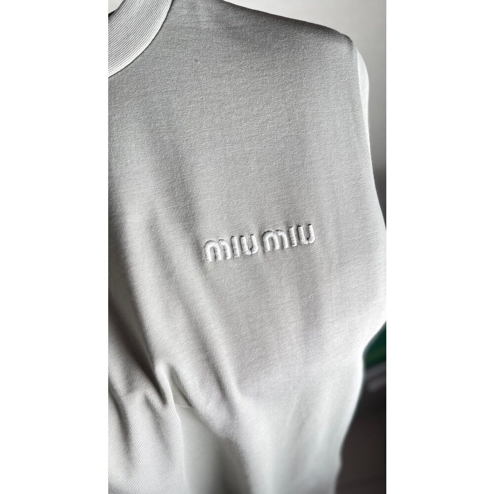 Taş Rengi Nakış Logolu Erkek T-shirt