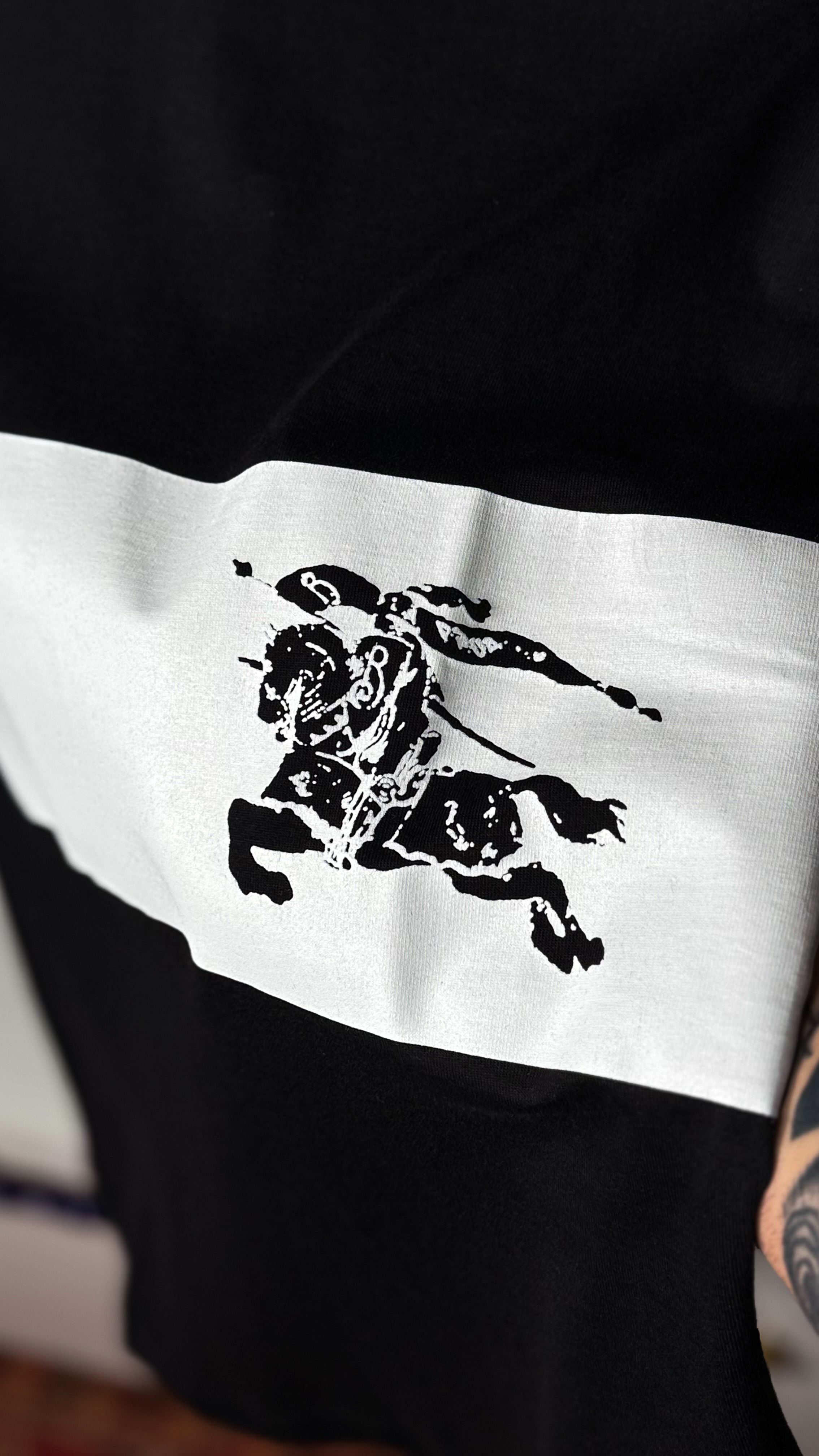Logo Detaylı Siyah Erkek T-shirt