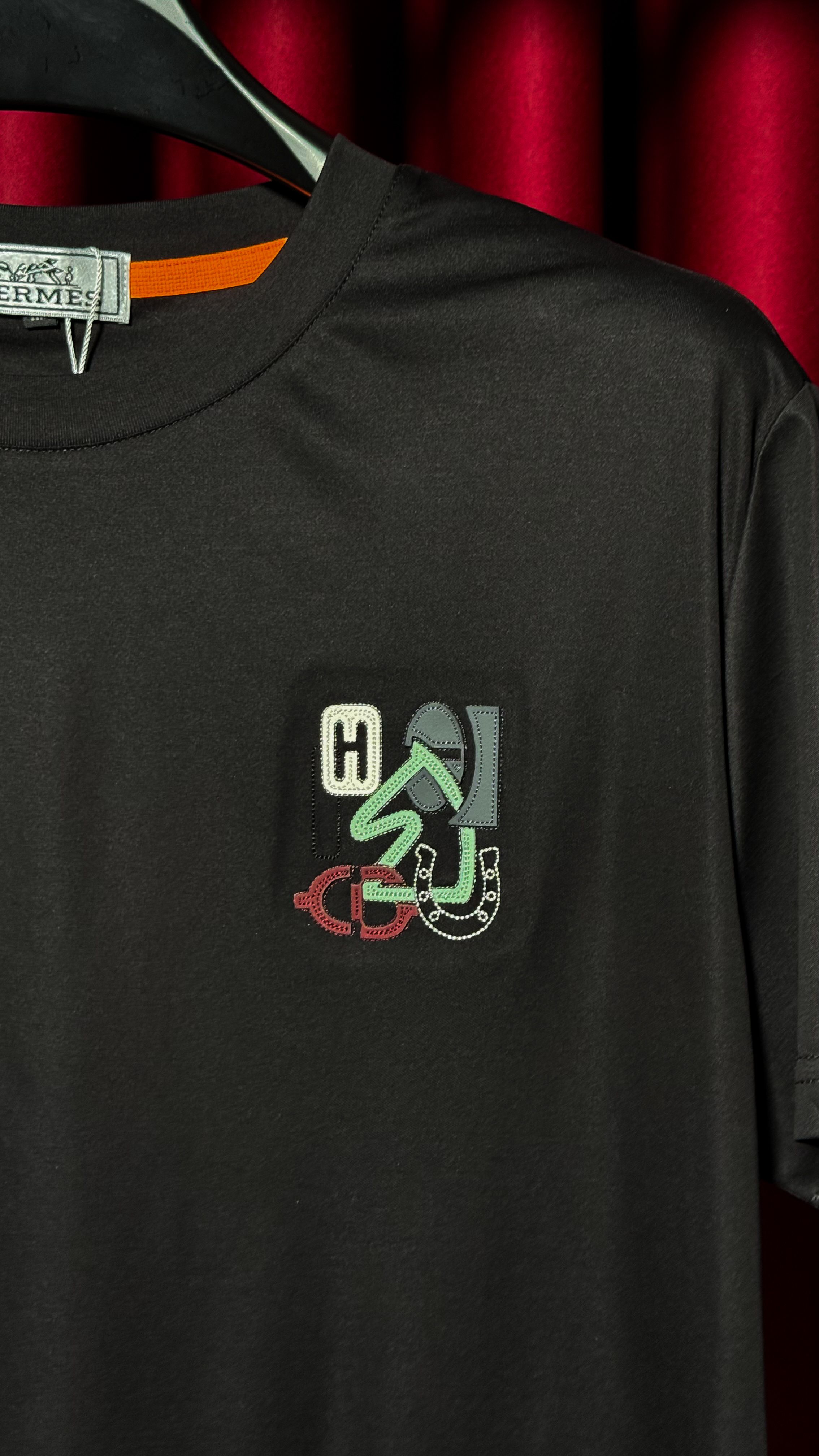 İthal Merserize Siyah Erkek T-shirt