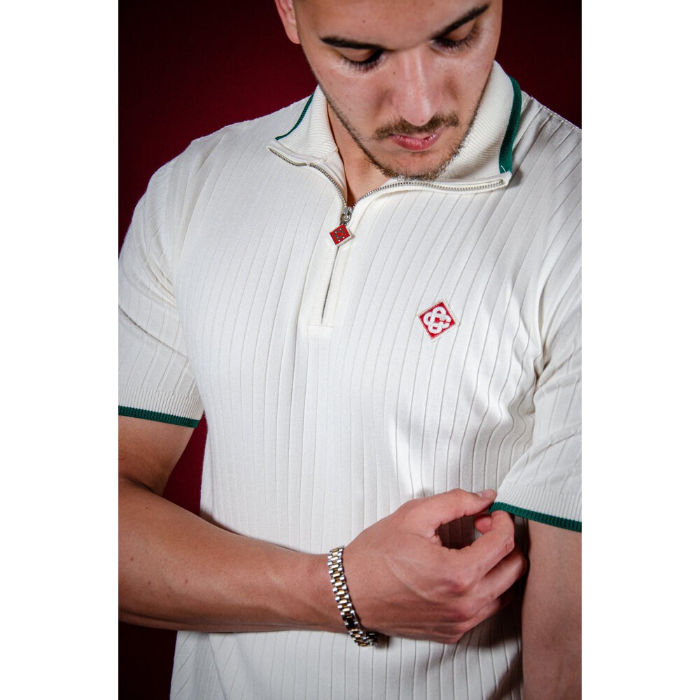 Tenis Club Yarım Fermuar Erkek Polo Yaka T-shırt NW