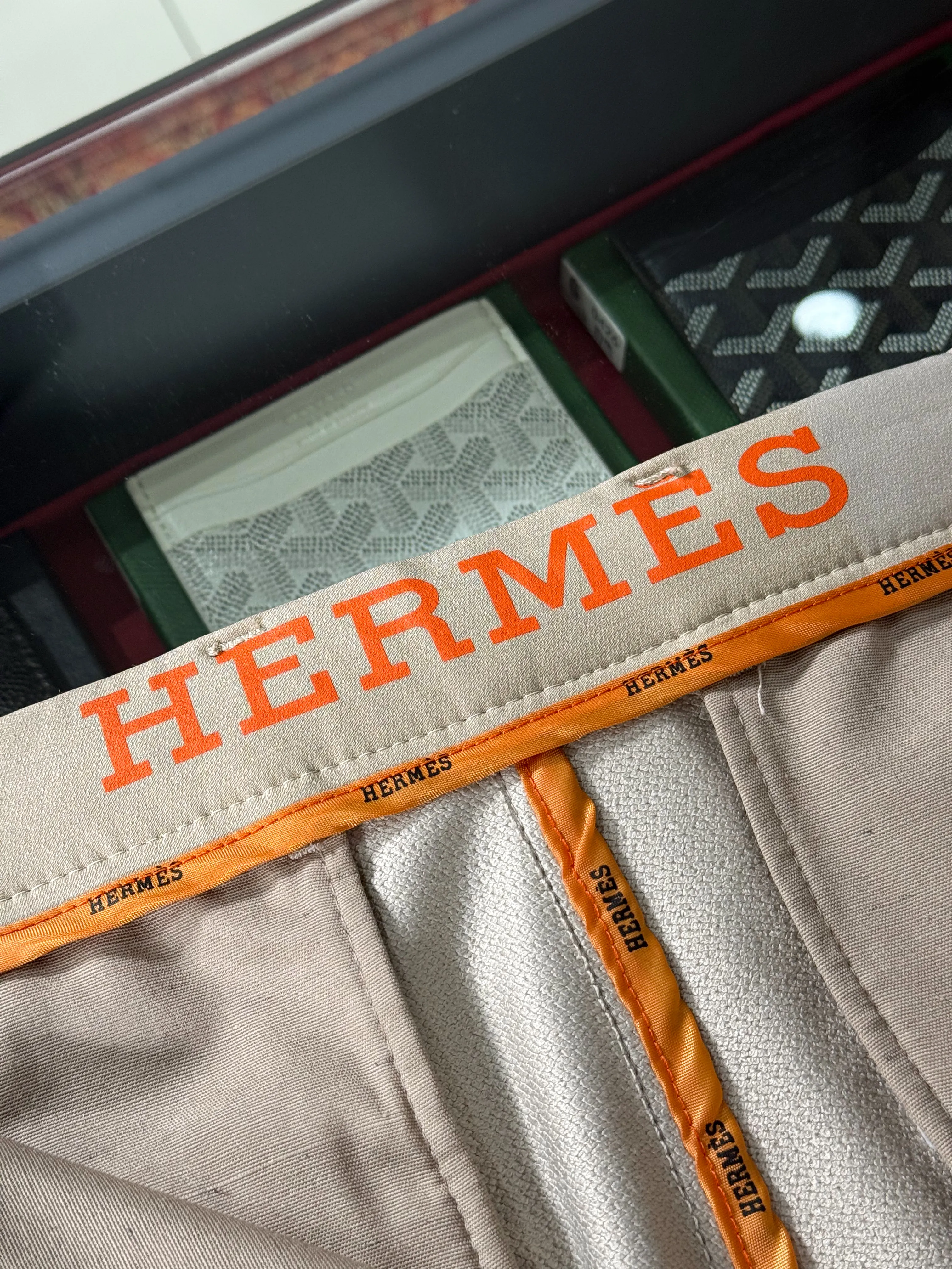 İthal Bej Jogger Pantalon