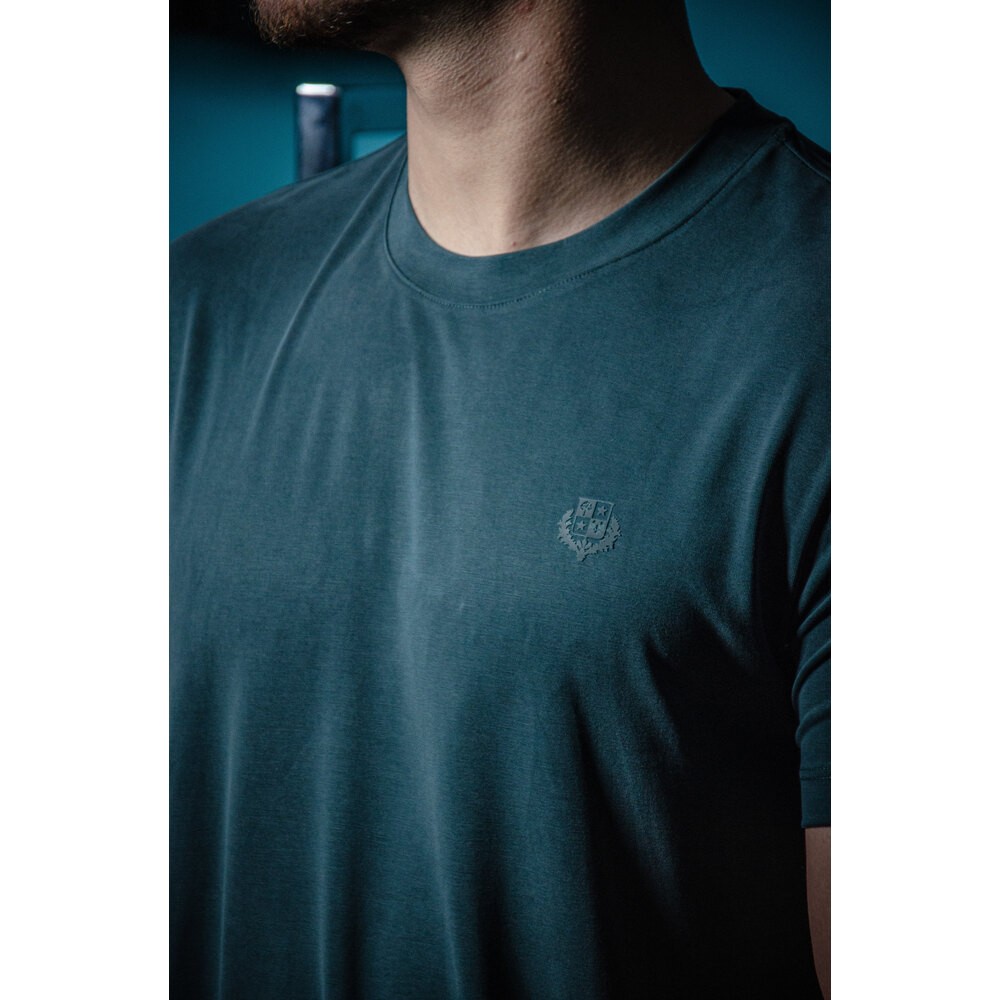 Haki Renk Merserize T-shirt