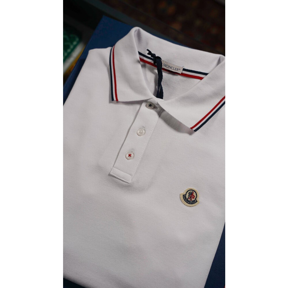 Klasik Logo Beyaz Erkek Polo Yaka