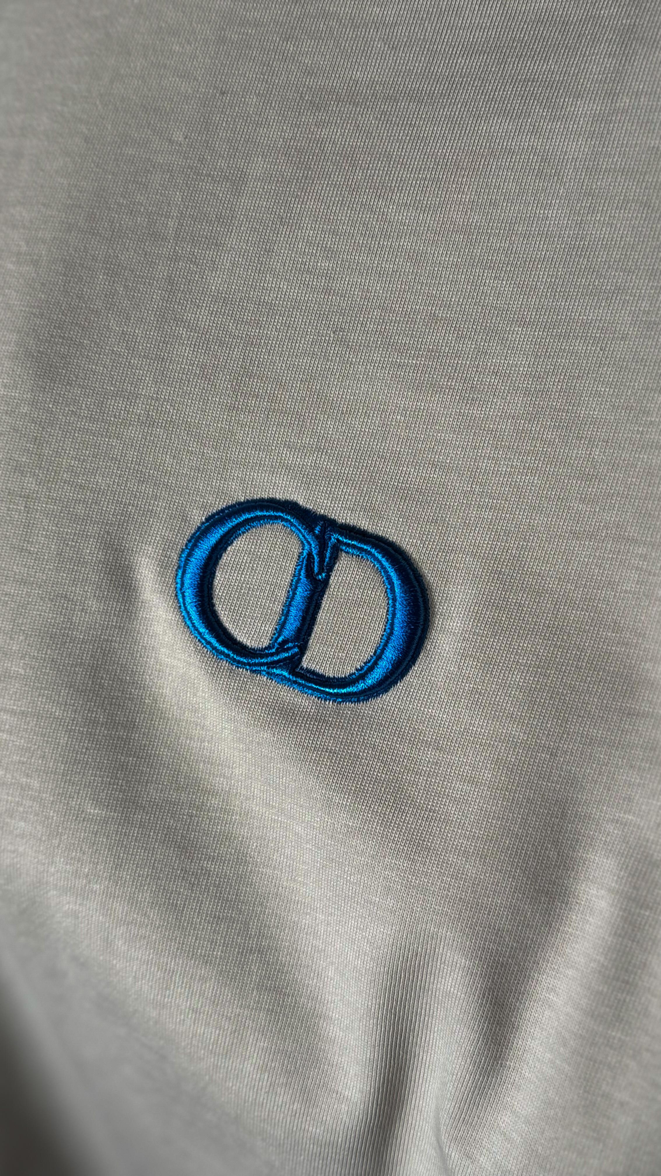 Nakış Logo Detaylı Bej Erkek T-shirt