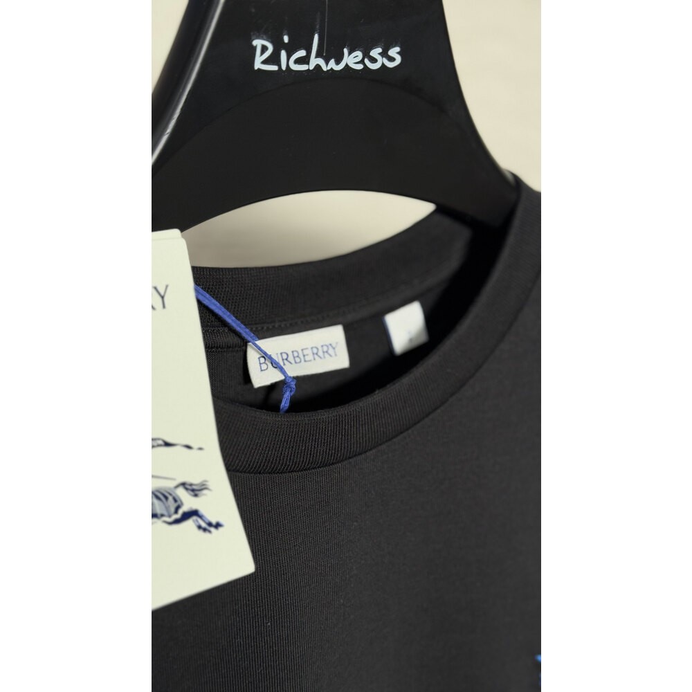 Nakış Logo Detaylı Siyah Erkek T-shirt