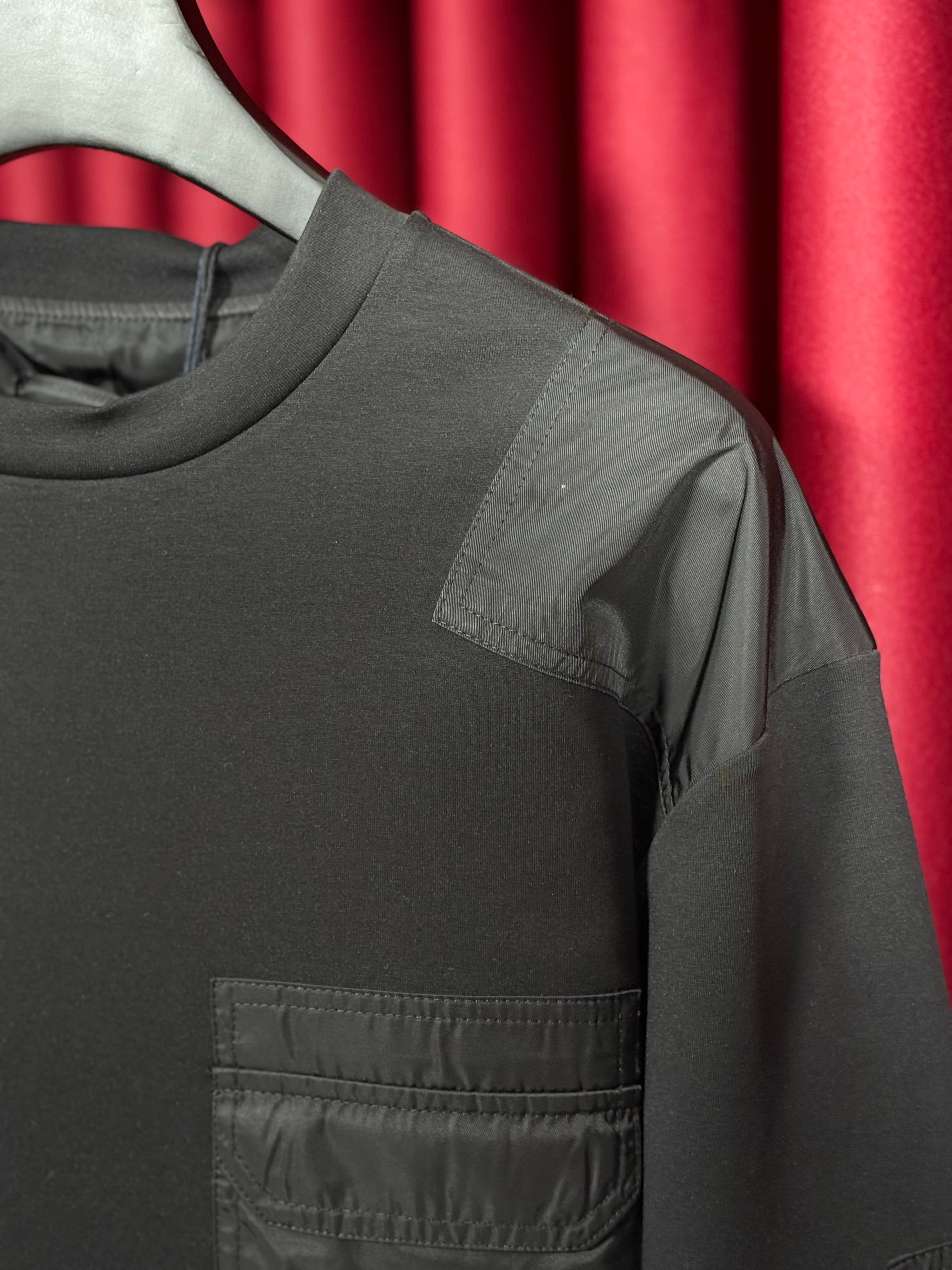 Paraşüt Detaylı Erkek Sweatshirt