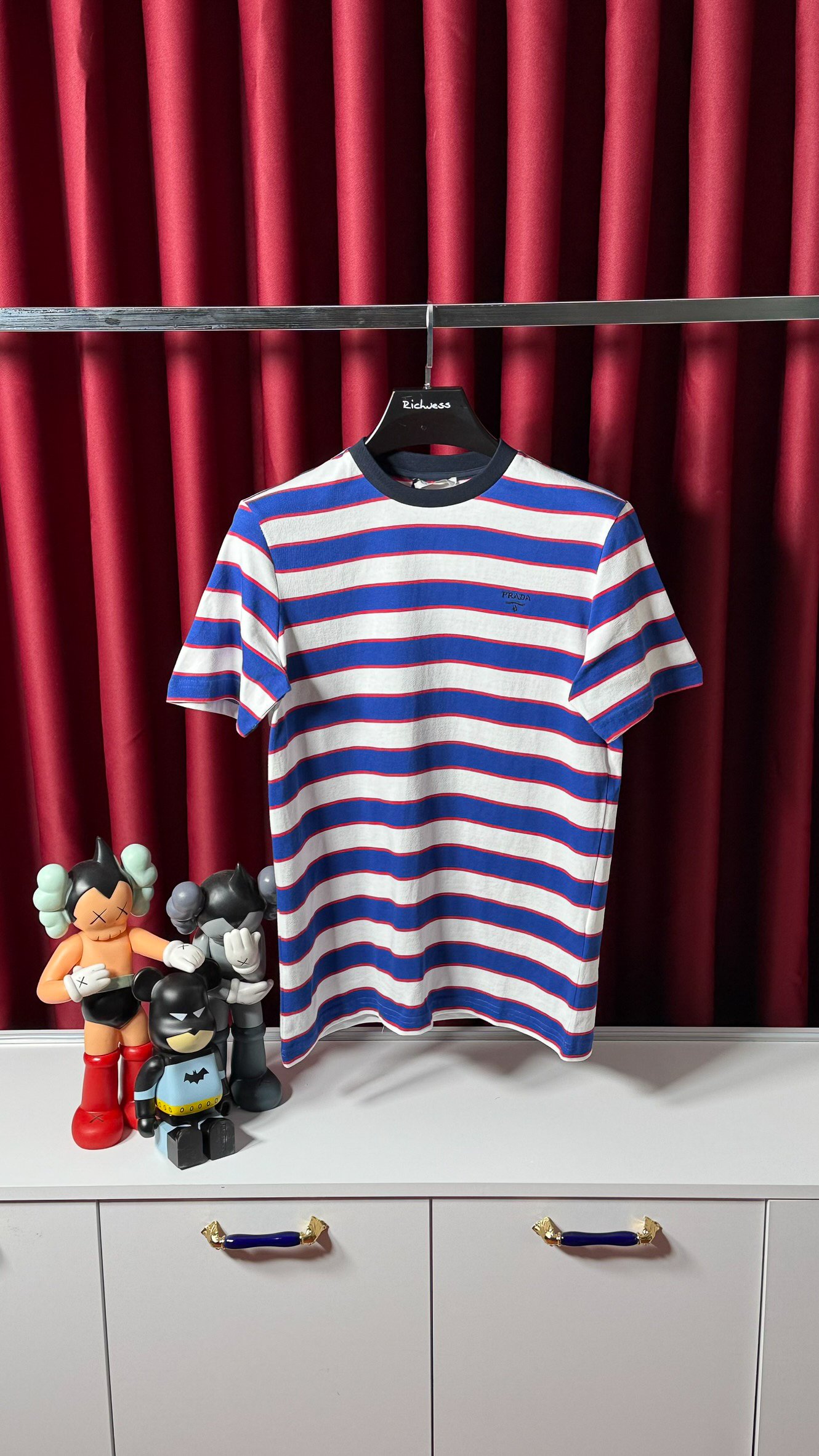 Logo Detaylı Yatay Çizgili T-shirt