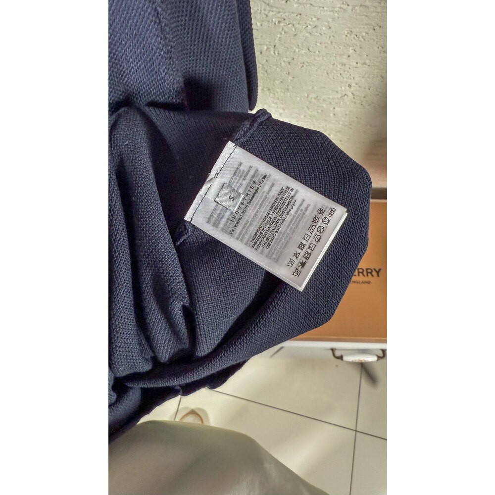Lacivert Nakış Logolu Erkek Polo T-shirt