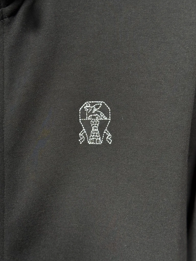 Minimal Logo Detaylı Siyah Eşofman Takımı