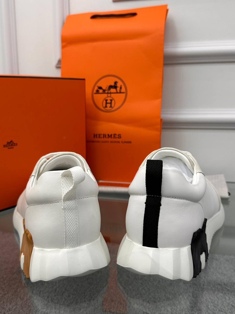 Logo Detaylı Beyaz Erkek Sneaker